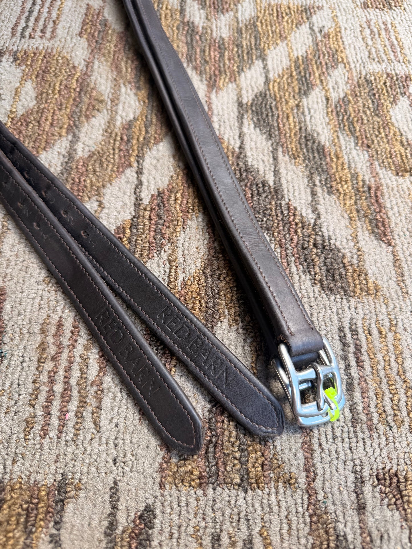 Soft Red Barn Stirrup Leathers - 48”
