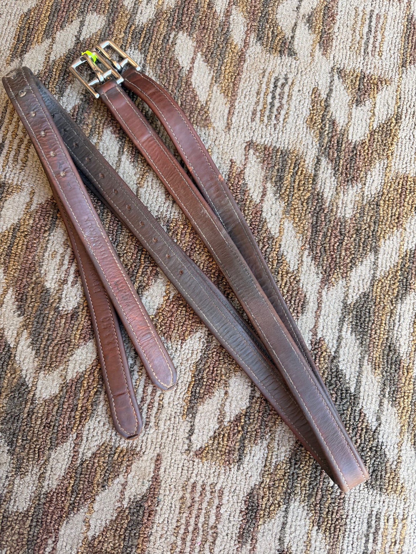 Devoucoux Lined Stirrup Leathers - 50”