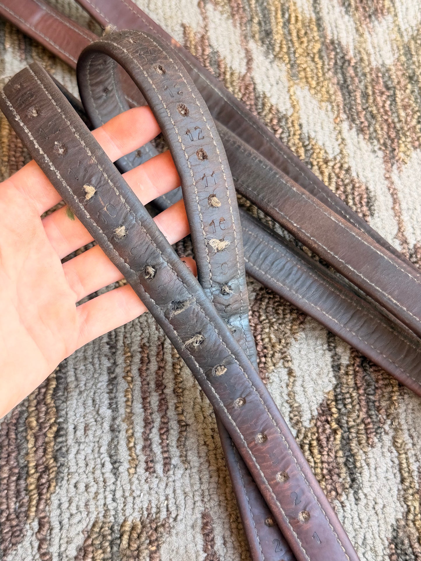 Devoucoux Lined Stirrup Leathers - 50”