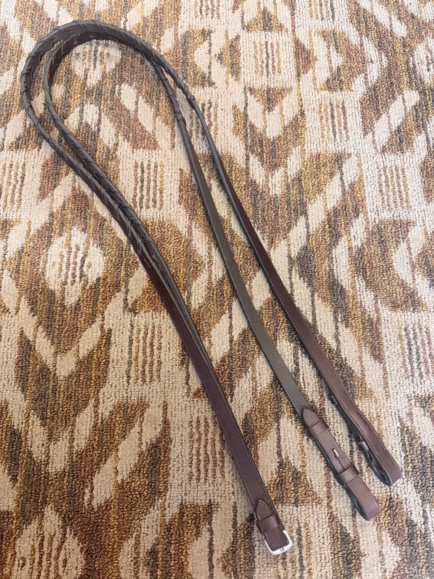 Soft Brown Laced Reins