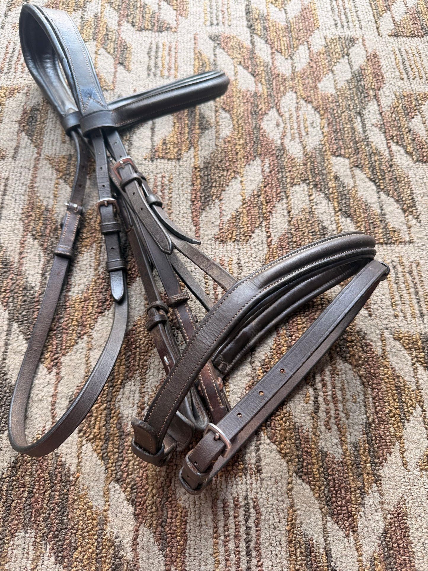 HDR Brown Padded Monocrown Bridle