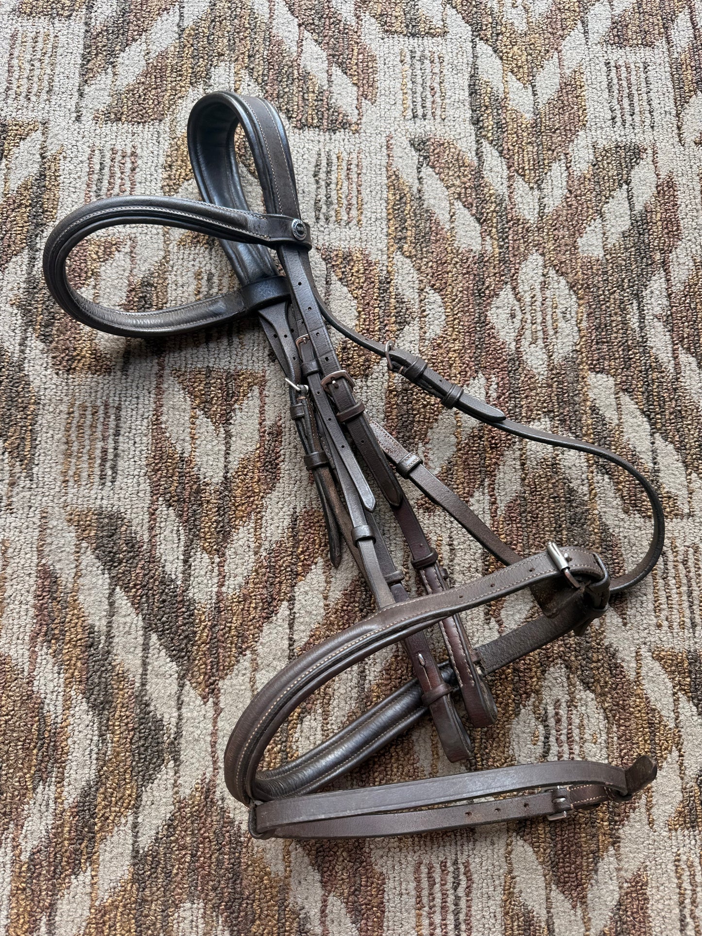 HDR Brown Padded Monocrown Bridle