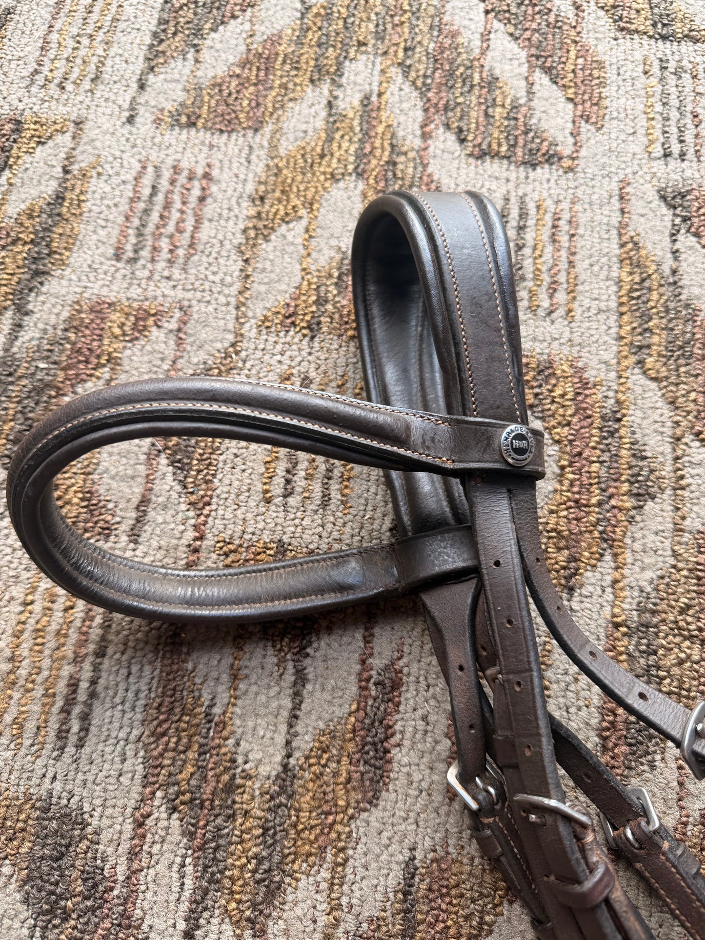HDR Brown Padded Monocrown Bridle