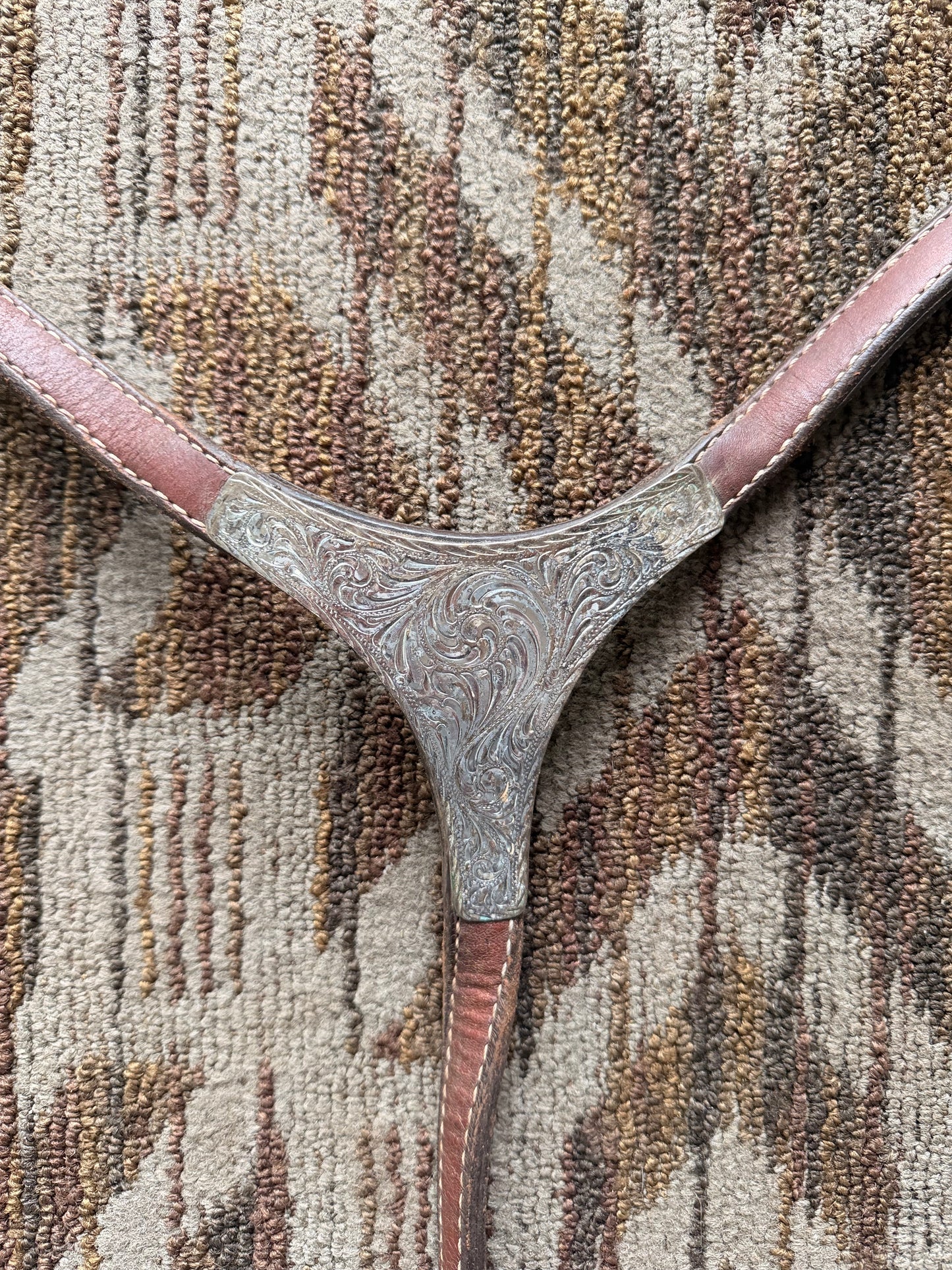 Circle Y Silver Show Breastcollar