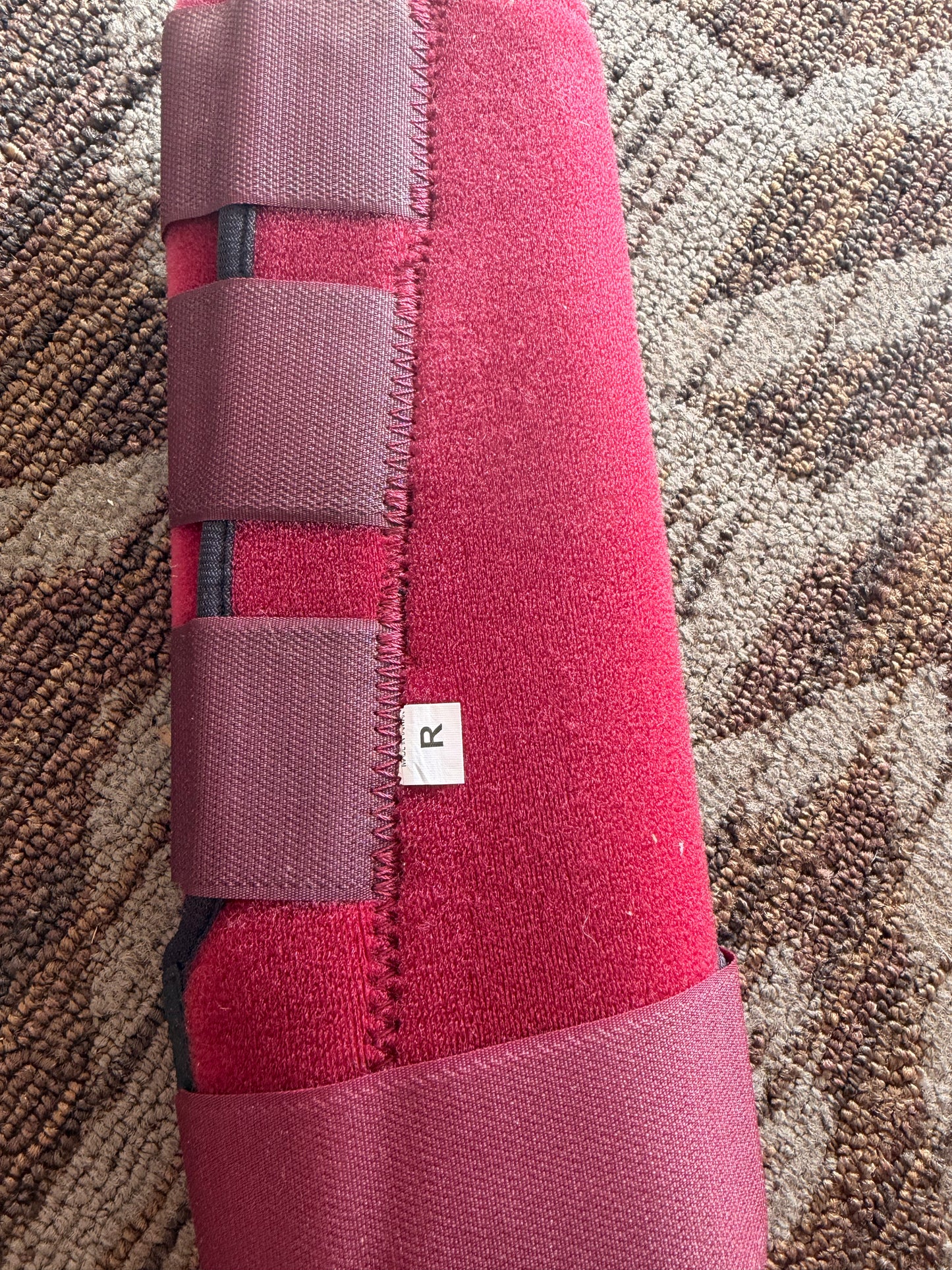 Burgundy Sport Boots