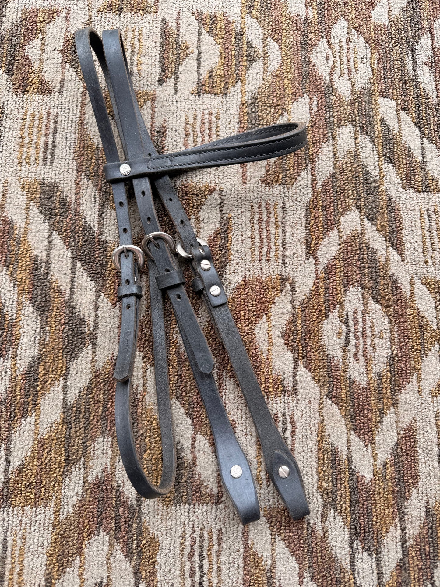 Black Weaver Headstall