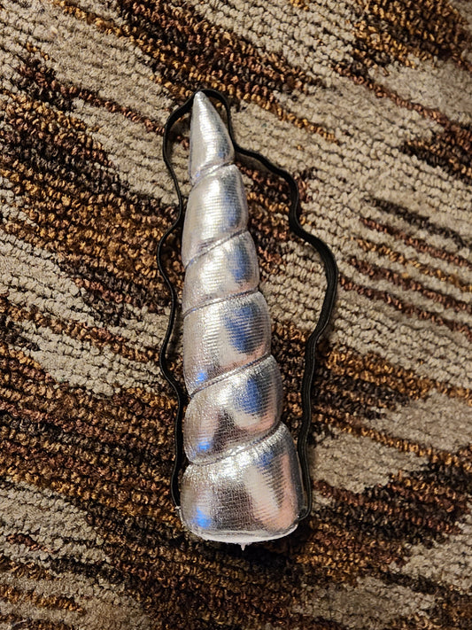 Silver Unicorn Horn