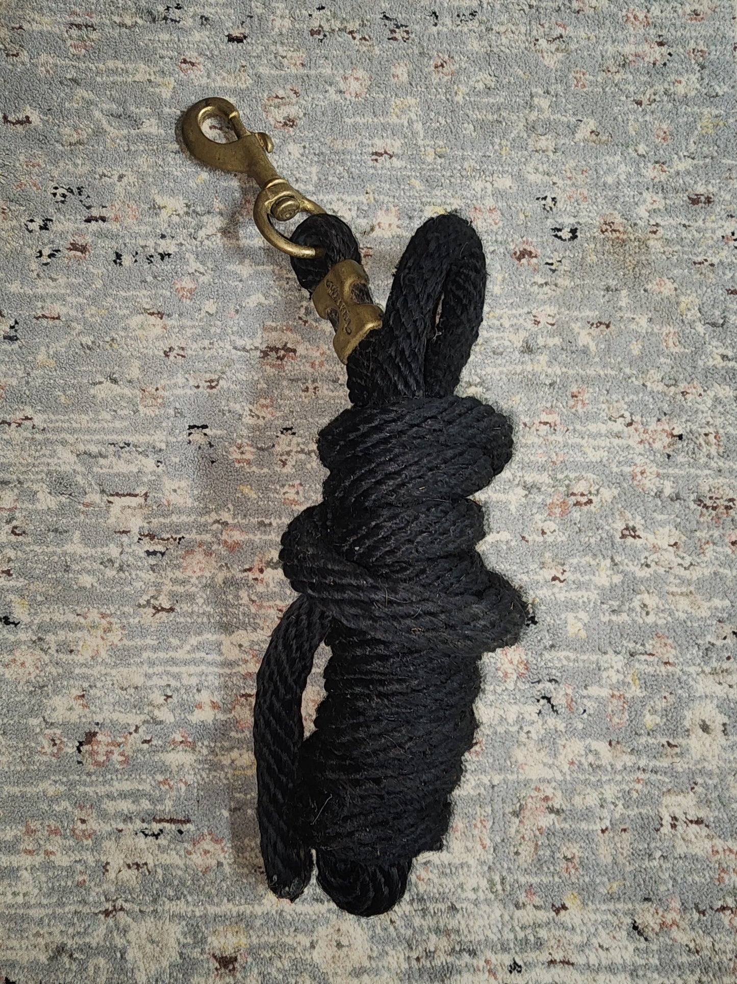 Black Weaver Lead Rope